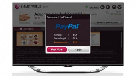LG скрестила PayPal с телевизором